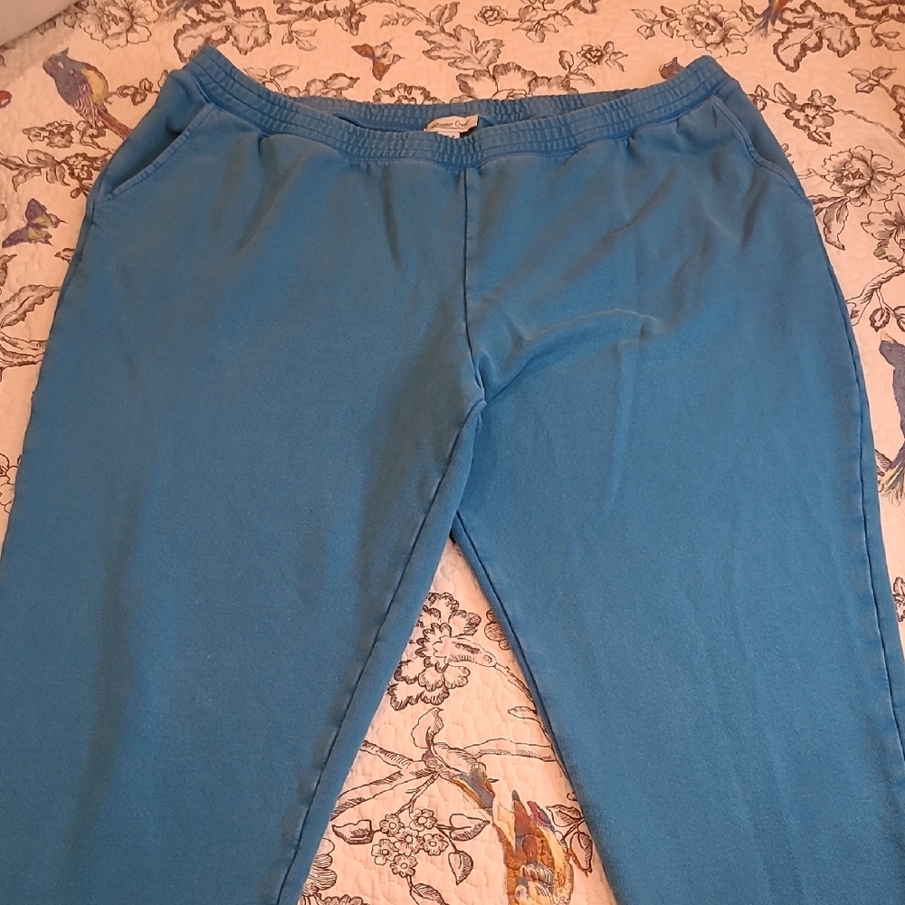 Coldwater Creek Mineral Wash Sweatpants-100% Cotton- Sz XXL